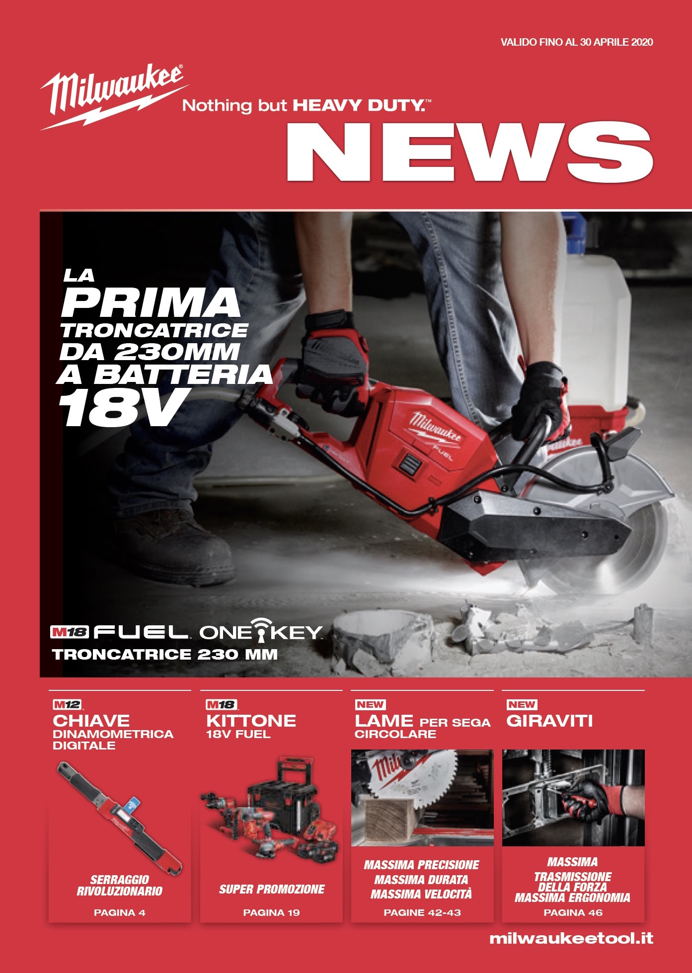 PROMO MILWAUKEE - PRIMAVERA 2020