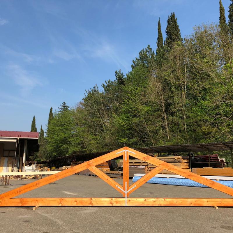 Capriata in massello di abete C24 - S10