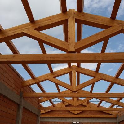 Tetto legno lamellare abitazione